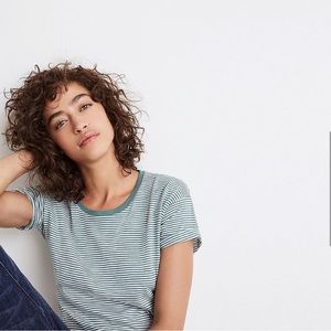 Madewell Whisper Cotton Crewneck Tee Size Small